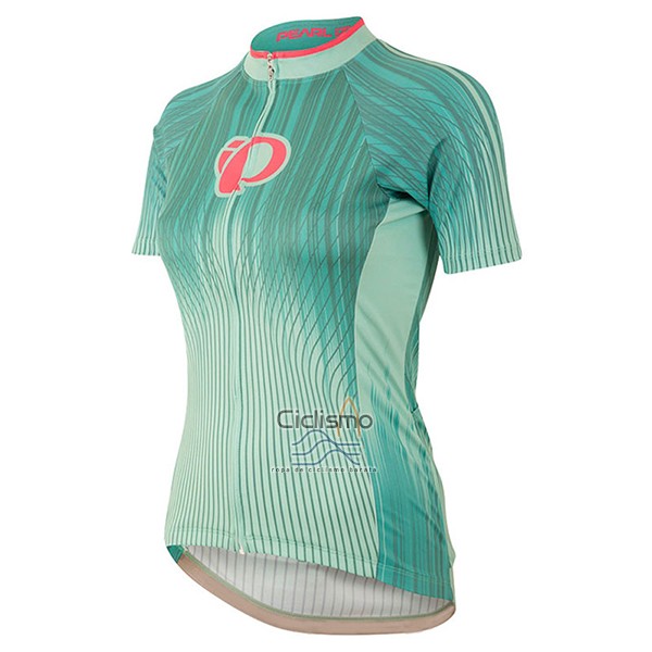 Pearl Izumi Ropa Ciclismo Culotte Corto 2017 Mujer Mangas Cortas Verde y Blanco